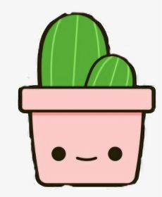 Ikawaii Cute Cactus Cutie Aesthetic Art Cartoon Pink - Cactus Kawaii, HD Png Download, Transparent PNG