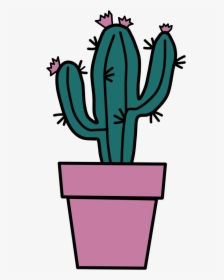 #cactus #draw #cute #pink #green #freetoedit #ftestickers - Draw A Cactus Cute, HD Png Download, Transparent PNG