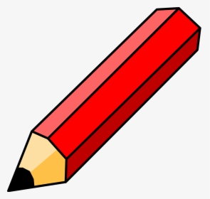 Transparent Red Pen Png - Red Pencil Clipart Png, Png Download, Transparent PNG