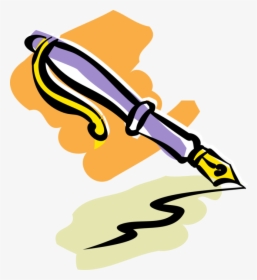 Transparent Writing Clipart Png - Fountain Pen Illustration, Png Download, Transparent PNG
