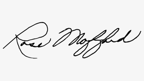 Transparent Pen Clipart - Rose Mofford Signature, HD Png Download, Transparent PNG