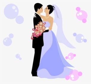 Pink Wedding Vector Background - Clip Art Designs For Wedding Invitations, HD Png Download, Transparent PNG