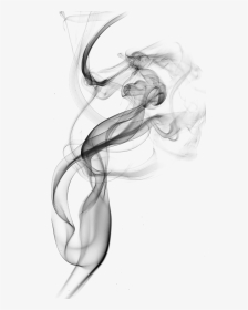 Smoke Illustration Png - Black And White Smoke Png, Transparent Png, Transparent PNG