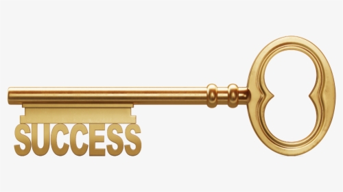 Transparent Golden Key Png - Gold Key To Success Png, Png Download, Transparent PNG