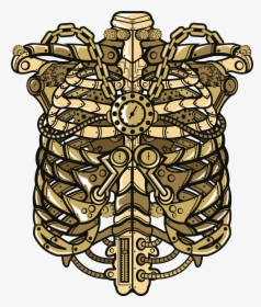Steampunk Rib Cage, HD Png Download, Transparent PNG