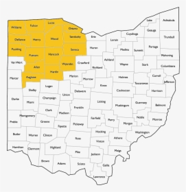 Golden Key Our Services Ohiomap - Ohio State Forest Map, HD Png Download, Transparent PNG
