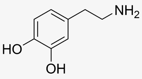 Dopamine Chemical Structure - Dopamine Structure, HD Png Download, Transparent PNG