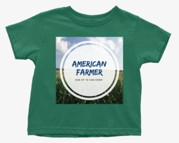 American Corn Field Toddler T Shirt Grass Green - Label, HD Png Download, Transparent PNG