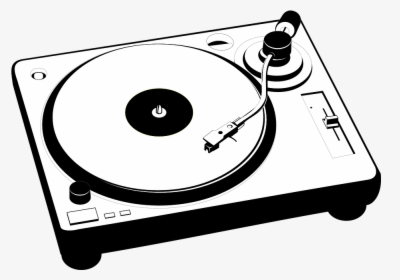 Turntable, Vinyl, Retro, Music, Spinning, Needle, Dj - Turntable Clipart, HD Png Download, Transparent PNG
