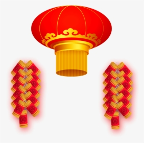 Cartoon Decoration Vector About Red, Lanterns, Firecrackers, - Mid-autumn Festival, HD Png Download, Transparent PNG