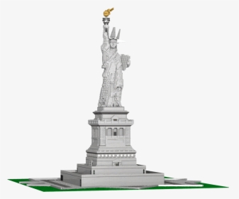 Custom Lego Building Statue Of Liberty Statue - Lego Statue Of Liberty Png, Transparent Png, Transparent PNG