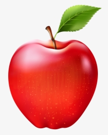 Transparent Fruit Clipart - Transparent Background Apple Png, Png Download, Transparent PNG
