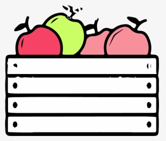 Apple In The Box Cartoon, HD Png Download, Transparent PNG