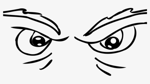 Horror Short Story - Creepy Scary Eyes Black And White, HD Png Download, Transparent PNG