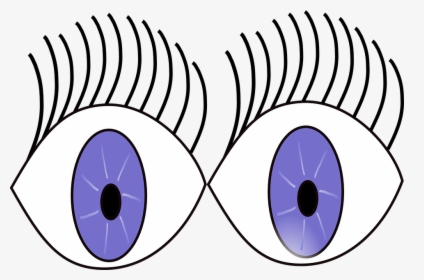 Wide Open Eyes Cartoon - Eyes Wide Open Clipart, HD Png Download, Transparent PNG