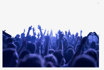 Concert People Raising Hands, HD Png Download, Transparent PNG