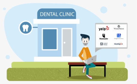 Dentist Internet Marketing - Cartoon, HD Png Download, Transparent PNG
