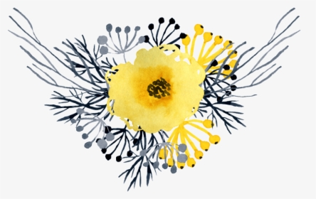 Free Png Download Watercolor Painting Png Images Background - Flower Watercolor Yellow Background, Transparent Png, Transparent PNG