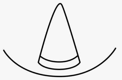 Mexican Sombrero Drawing - Line Art, HD Png Download, Transparent PNG