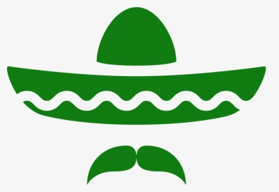 Jpg Free Stock Mexican Vector Sombrero - Sombrero And Mustache Svg, HD Png Download, Transparent PNG