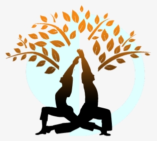 Postura Da Arvore Yoga - Yoga Tree Pose Silhouette, HD Png Download, Transparent PNG