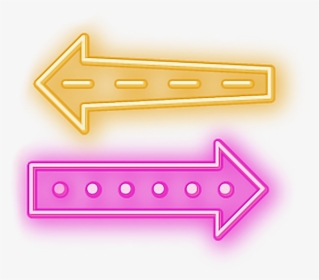 Arrow Neon Arrowneon Pinkyellow Pinkneon Yellowneon - Colorfulness, HD Png Download, Transparent PNG