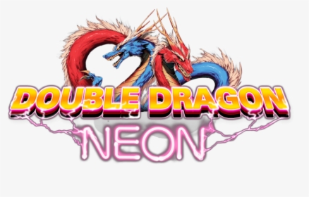 Double Dragon Neon Png, Transparent Png, Transparent PNG