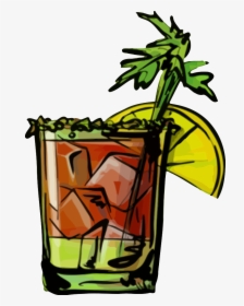 Bloody Mary Cocktail - Cartoon Bloody Mary Drink, HD Png Download, Transparent PNG