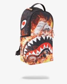 Sprayground Fire Money Backpack, HD Png Download, Transparent PNG