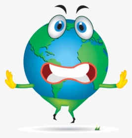 Earth With Face Clipart, HD Png Download, Transparent PNG