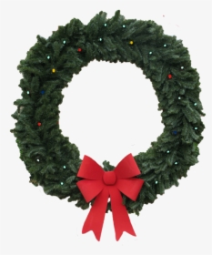 Wreath - Transparent Holiday Wreath, HD Png Download, Transparent PNG