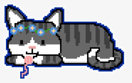 Pixel Art Cat Sleep Transparent, HD Png Download, Transparent PNG