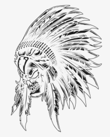 Clipart - Cherokee Indian Head Gear, HD Png Download, Transparent PNG