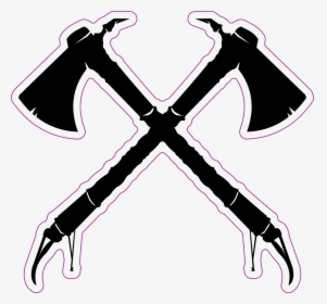 Crossed Tomahawks Sticker - Canal Winchester High School Logo, HD Png Download, Transparent PNG