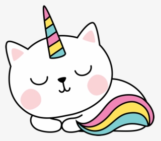 Sleeping Kittycorn Clipart , Png Download - Cute Unikitty Cat, Transparent Png, Transparent PNG