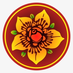 Circle,symbol,emblem - Sunflower, HD Png Download, Transparent PNG