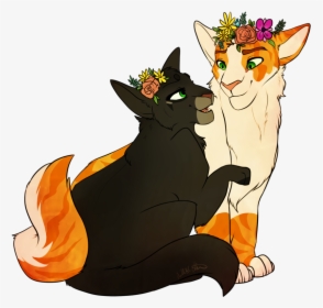 Hollyleaf And Fallen Leaves By Purespiritflower - Warrior Cats Hollyleaf X Fallen Leaves, HD Png Download, Transparent PNG