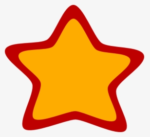 Red Yellow Star Clip Art At Clker - Red And Yellow Star, HD Png Download, Transparent PNG