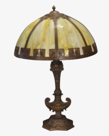 Best Aladdin`s Lamp Base Slag Glass Panel Lamp - Lampshade, HD Png Download, Transparent PNG