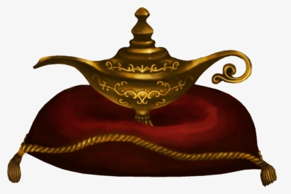 Genie Lamp Aladdin Png, Transparent Png, Transparent PNG