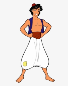 Aladdin Hands In Side - Disney Prince Aladdin, HD Png Download, Transparent PNG