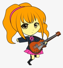 Anime Clipart Rock And Roll Kid - Drawing, HD Png Download, Transparent PNG