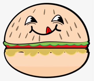 Gambar Burger Kartun Lucu, HD Png Download, Transparent PNG