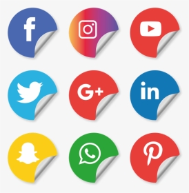 Social Media Icons Setfacebook, Instagram, Whatsapp, - Transparent Background Social Media Logos, HD Png Download, Transparent PNG