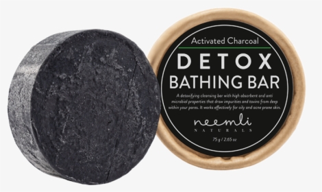 Activated Charcoal Detox Bathing Bar - Activated Carbon, HD Png Download, Transparent PNG