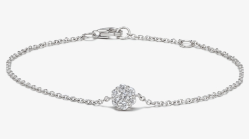 18ct White Gold Diamond Bracelet - Bracelet, HD Png Download, Transparent PNG