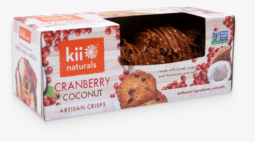 Cranberry Coconut - Kii Naturals Artisan Crackers, HD Png Download, Transparent PNG