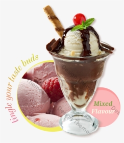Fancy Ice Cream Sundae , Png Download - Khatri Bandhu Ice Cream, Transparent Png, Transparent PNG