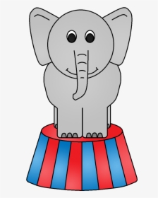 Baby - Circus Elephant Clip, HD Png Download, Transparent PNG