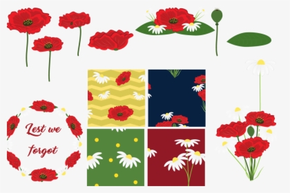 Poppies And Daisies Example Image - Poppy, HD Png Download, Transparent PNG
